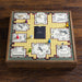 Monopoly and Clue - 2-in-1 Deluxe Vintage Wood Board Game Set (40902)