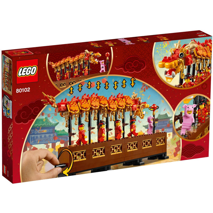 LEGO Chinese Festivals - Dragon Dance Building Set (80102)