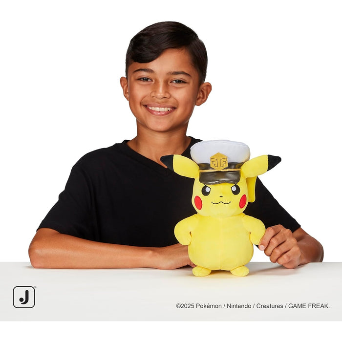 Pokémon - Captain Pikachu Plush (8") - Jazwares