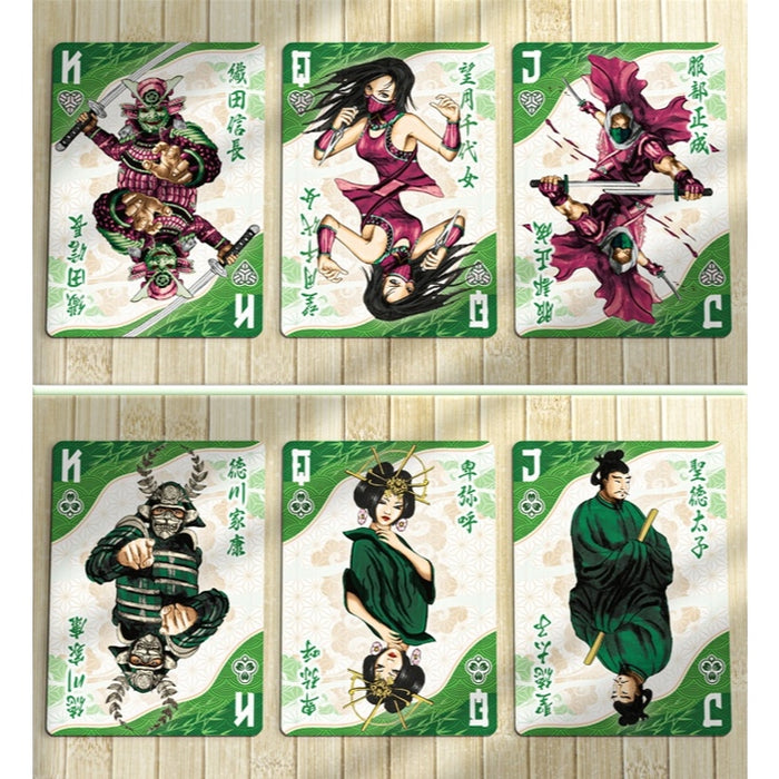 Tensei: Kaze Edition - Premium Feudal Japanese Playing Cards - Wonderland Workshop - KardecK Series