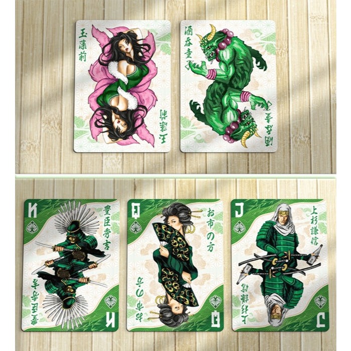 Tensei: Kaze Edition - Premium Feudal Japanese Playing Cards - Wonderland Workshop - KardecK Series