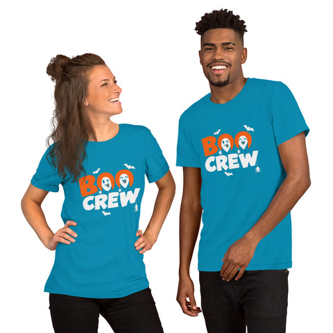 BOO CREW T-Shirt - Cute Halloween Ghosts and Spiders Graphic Tee - Image 20
