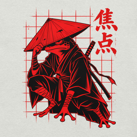Cyberpunk Frog Samurai T-Shirt – Japanese Ronin Graphic Tee - Image 19