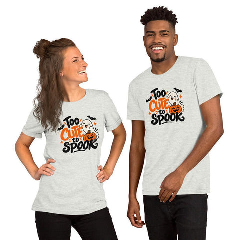 Too Cute to Spook T-Shirt - Cute Halloween Ghost Graphic Tee - Image 36