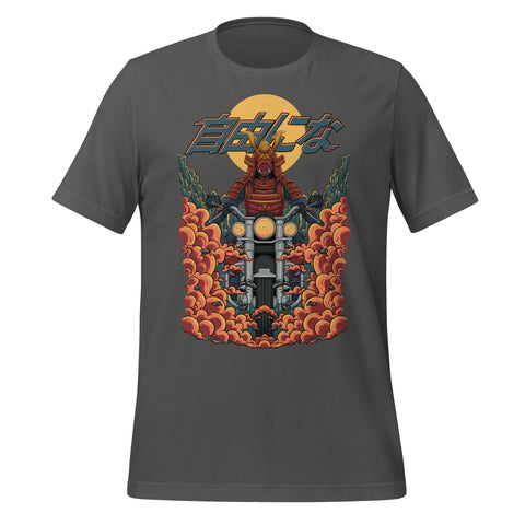 Cyberpunk Samurai Motorcycle T-Shirt – Japanese Biker Graphic Tee - Image 13