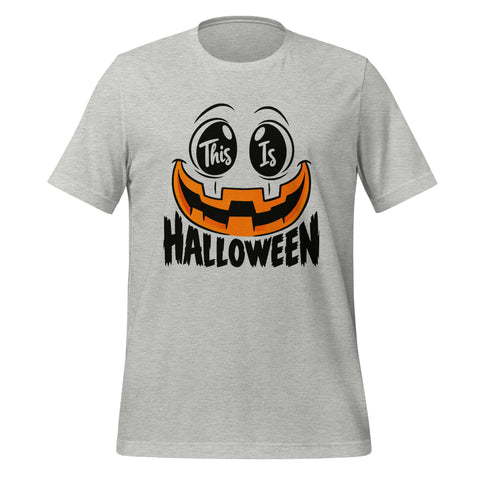 This Is Halloween T-Shirt - Spooky Pumpkin Face Graphic Tee - Image 13