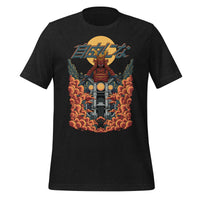 Cyberpunk Samurai Motorcycle T-Shirt – Japanese Biker Graphic Tee