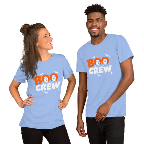BOO CREW T-Shirt - Cute Halloween Ghosts and Spiders Graphic Tee - Image 24