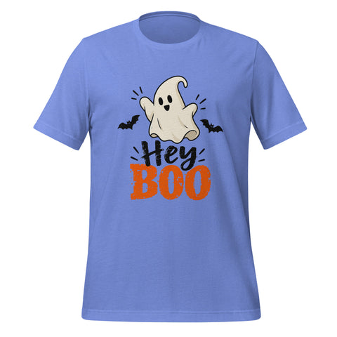 Hey Boo T-Shirt - Cute Halloween Ghost and Bats Graphic Tee - Image 17
