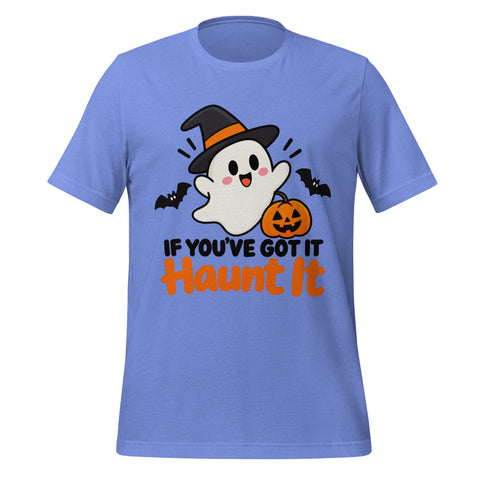 If You've Got It Haunt It T-Shirt - Cute Halloween Ghost and Pumpkin Graphic Tee - Image 17