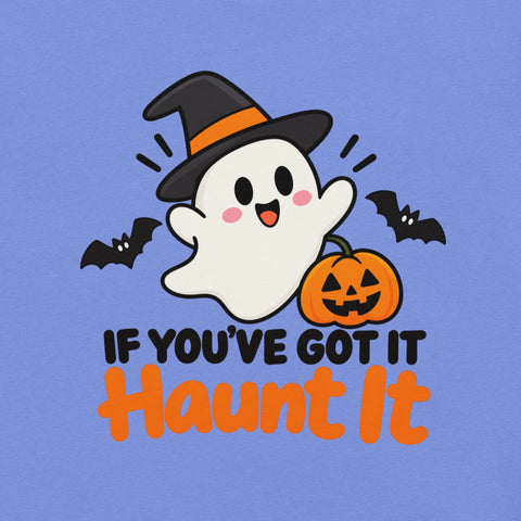 If You've Got It Haunt It T-Shirt - Cute Halloween Ghost and Pumpkin Graphic Tee - Image 18