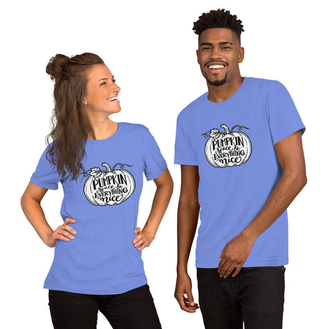 Pumpkin Spice & Everything Nice T-Shirt - Fall Pumpkin Graphic Tee - Image 28