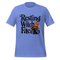 Resting Witch Face T-Shirt - Funny Halloween Black Cat Graphic Tee