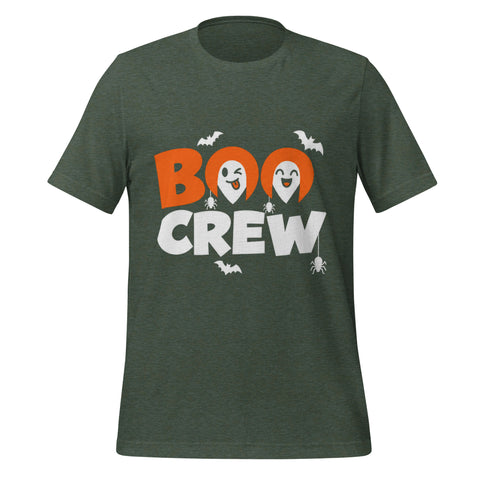 BOO CREW T-Shirt - Cute Halloween Ghosts and Spiders Graphic Tee - Image 13