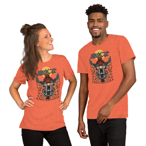 Cyberpunk Samurai Motorcycle T-Shirt – Japanese Biker Graphic Tee - Image 28
