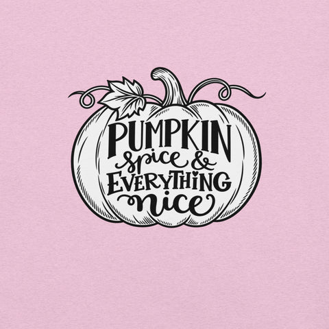 Pumpkin Spice & Everything Nice T-Shirt - Fall Pumpkin Graphic Tee - Image 30