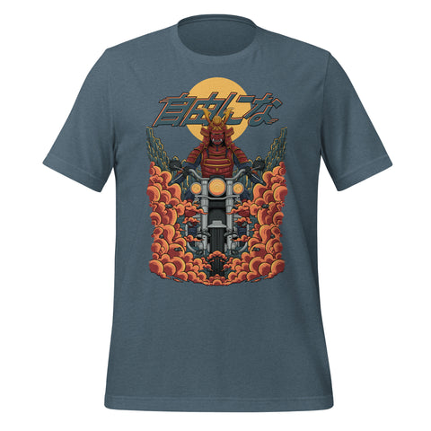 Cyberpunk Samurai Motorcycle T-Shirt – Japanese Biker Graphic Tee - Image 21