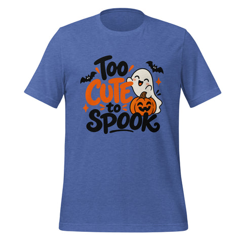 Too Cute to Spook T-Shirt - Cute Halloween Ghost Graphic Tee - Image 5