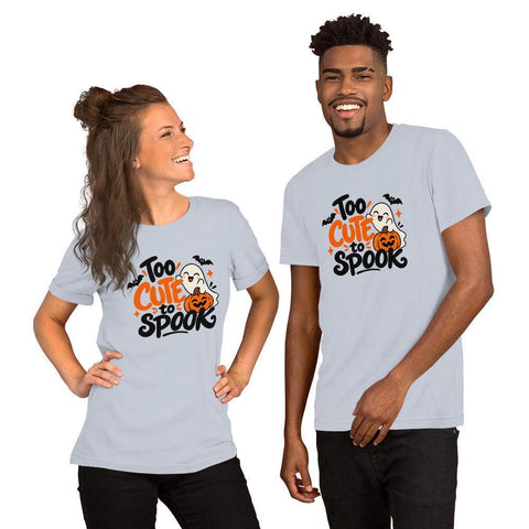 Too Cute to Spook T-Shirt - Cute Halloween Ghost Graphic Tee - Image 24