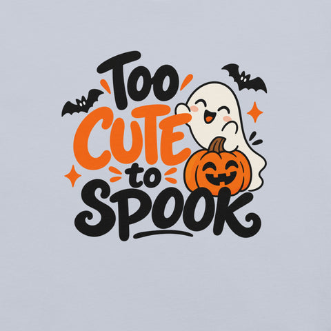 Too Cute to Spook T-Shirt - Cute Halloween Ghost Graphic Tee - Image 22