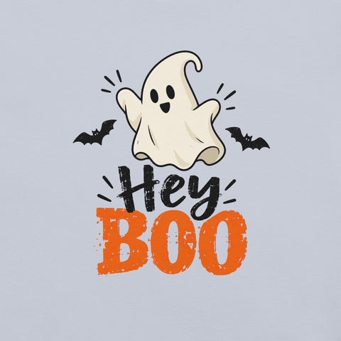 Hey Boo T-Shirt - Cute Halloween Ghost and Bats Graphic Tee - Image 30