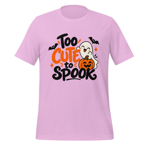 Too Cute to Spook T-Shirt - Cute Halloween Ghost Graphic Tee - Image 17
