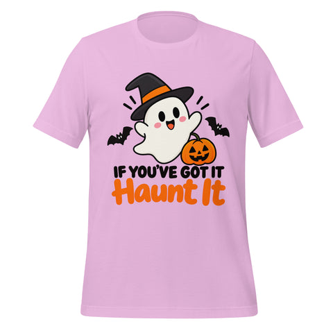 If You've Got It Haunt It T-Shirt - Cute Halloween Ghost and Pumpkin Graphic Tee - Image 21