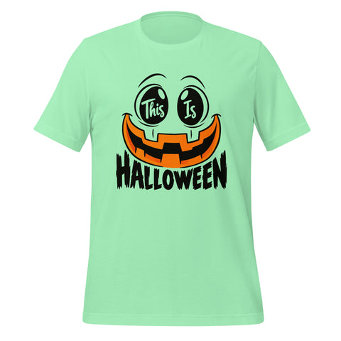 This Is Halloween T-Shirt - Spooky Pumpkin Face Graphic Tee - Image 21