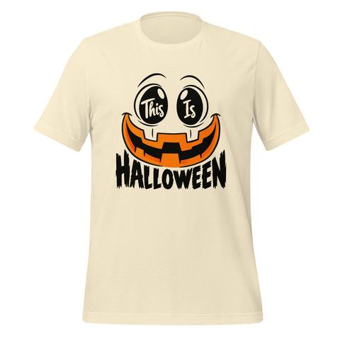 This Is Halloween T-Shirt - Spooky Pumpkin Face Graphic Tee - Image 29