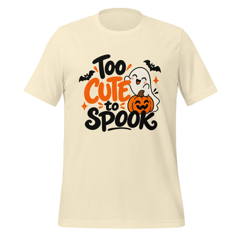 Too Cute to Spook T-Shirt - Cute Halloween Ghost Graphic Tee - Image 37