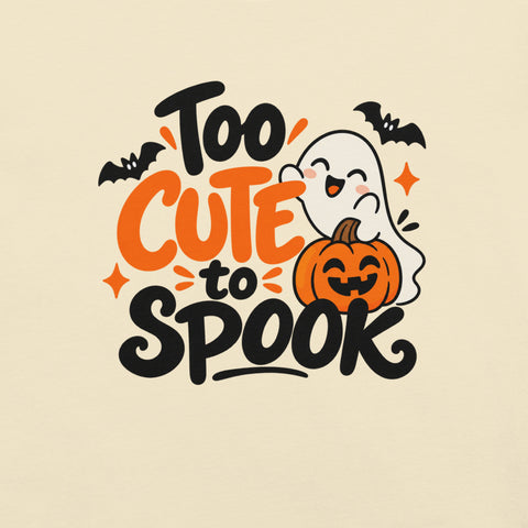 Too Cute to Spook T-Shirt - Cute Halloween Ghost Graphic Tee - Image 38
