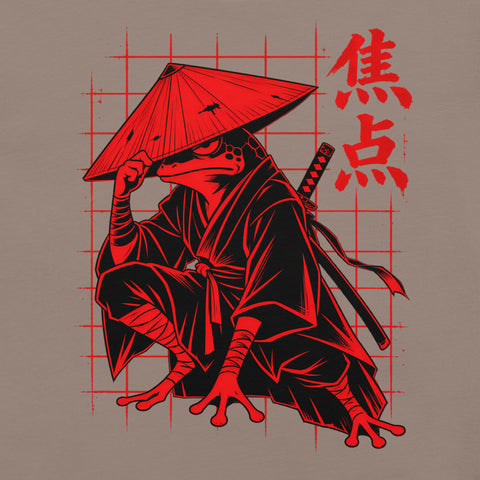 Cyberpunk Frog Samurai T-Shirt – Japanese Ronin Graphic Tee - Image 15