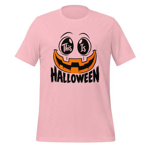 This Is Halloween T-Shirt - Spooky Pumpkin Face Graphic Tee - Image 9