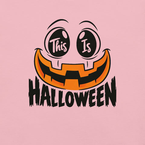 This Is Halloween T-Shirt - Spooky Pumpkin Face Graphic Tee - Image 10