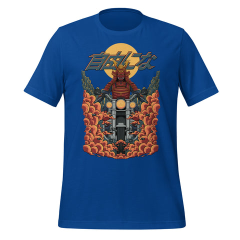 Cyberpunk Samurai Motorcycle T-Shirt – Japanese Biker Graphic Tee - Image 9