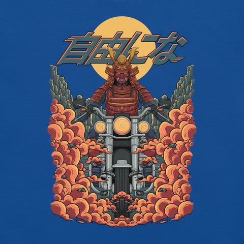 Cyberpunk Samurai Motorcycle T-Shirt – Japanese Biker Graphic Tee - Image 11