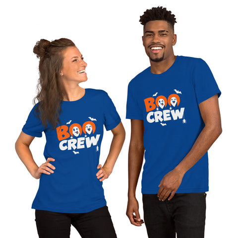 BOO CREW T-Shirt - Cute Halloween Ghosts and Spiders Graphic Tee - Image 8