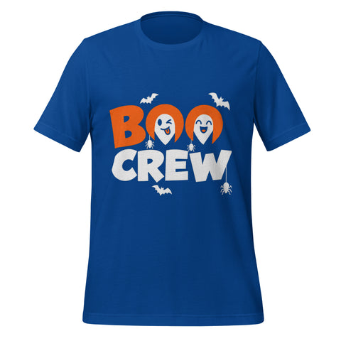 BOO CREW T-Shirt - Cute Halloween Ghosts and Spiders Graphic Tee - Image 5