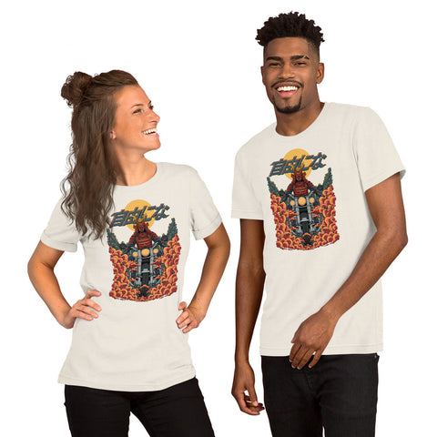 Cyberpunk Samurai Motorcycle T-Shirt – Japanese Biker Graphic Tee - Image 32
