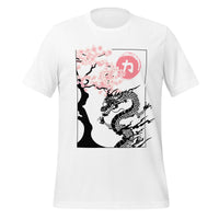 Japanese Dragon & Cherry Blossom T-Shirt – Asian Art Graphic T-Shirt