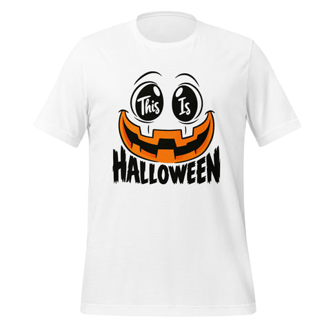 This Is Halloween T-Shirt - Spooky Pumpkin Face Graphic Tee - Image 33