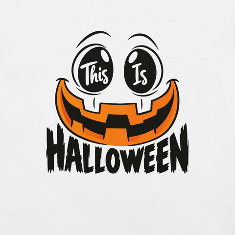 This Is Halloween T-Shirt - Spooky Pumpkin Face Graphic Tee - Image 34