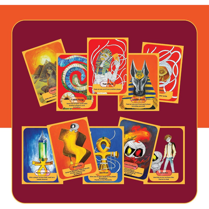 The Little Mummy - Ancient Egypt Party Game for Kids, Adults & Family (2-8 Players Ages 7+) - Wonderland Workshop